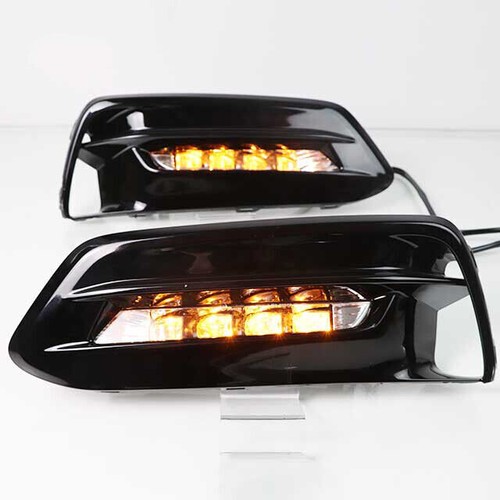 LED Daytime Running Light Turn Indicator Fog Lamp Bumper For Honda Accord 18-19 - Picture 7 of 8