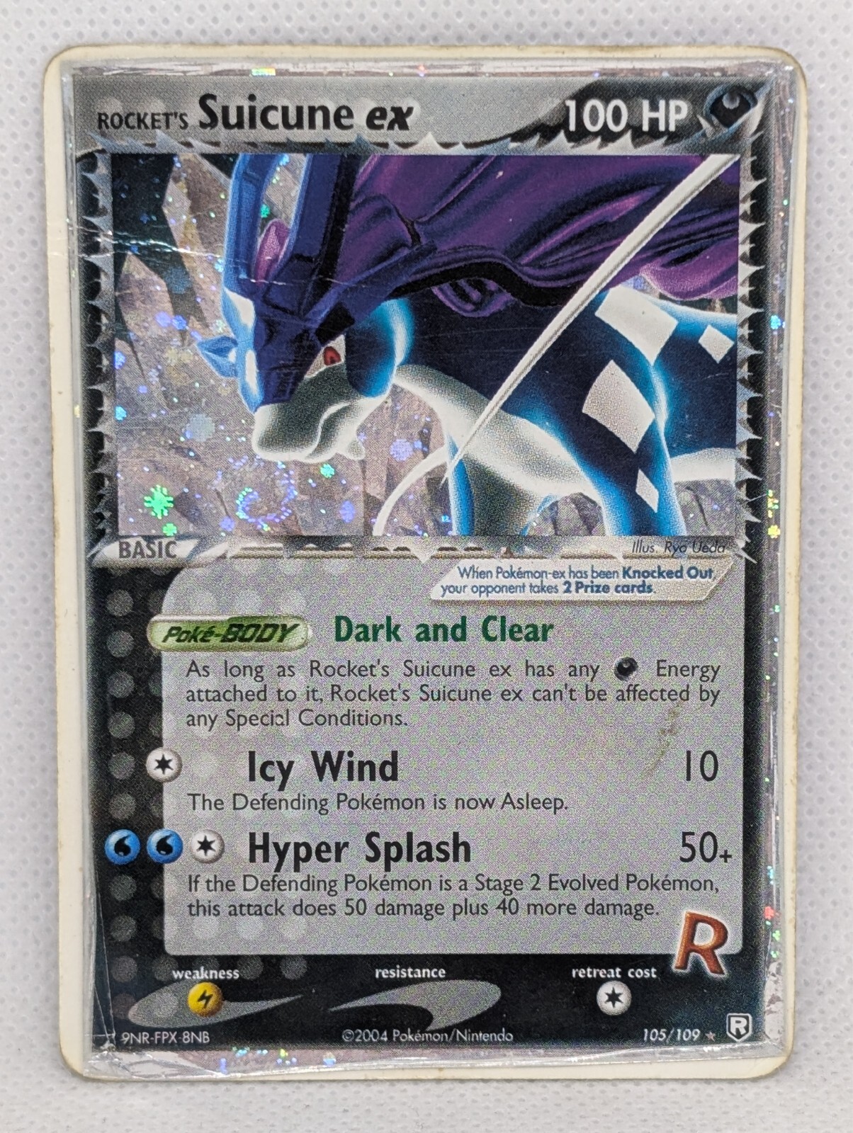 Rocket's Suicune ex 105/109 Team Rocket Returns Holo Ultra Rare Pokemon TCG