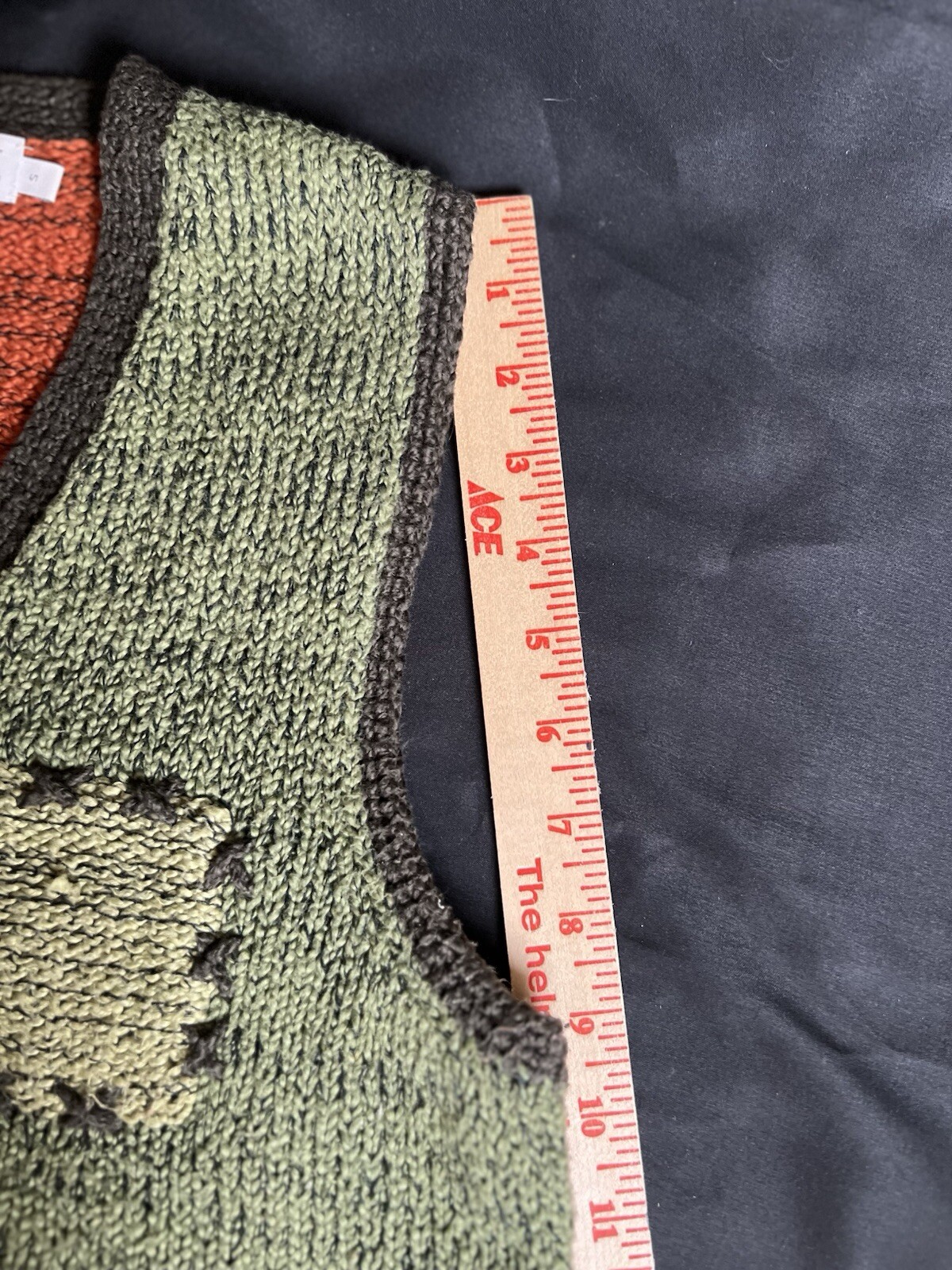 Nomadic Traders Women’s Hand Knit Patchwork Vest … - image 8