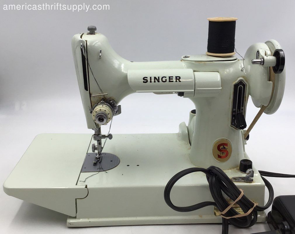 Singer Portable Electric Sewing Machine And Thread With Case Mixed Lot eBay