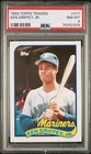 1989 Topps Traded #41T Ken Griffey Jr Rookie Card RC PSA 8 Near Mint to MINT