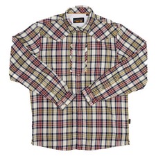 ORVIS Trout Bum Button Down Shirt Mens Medium Long Sleeve Plaid