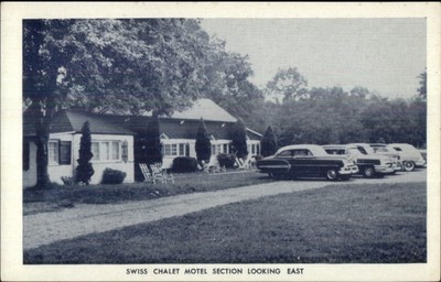 North Windham Ct Swiss Chalet Vintage Cars Postcard Ebay