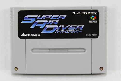 Super Air Diver SFC Nintendo Super Famicom SNES Japonais Importation Vendeur Américain - Photo 1/3