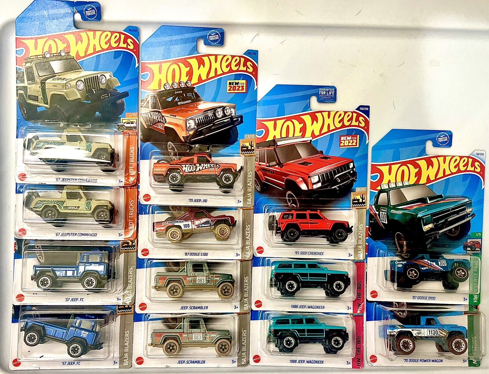 Hotwheels Jeeps | LOT OF 13 | Cherokee, Jeep Wagoneer, Power Wagon, Lent, Truck