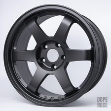 1 Pc Rota Wheels Grid - 17x8 35mm 5x114.3 73 Hub Satin Black