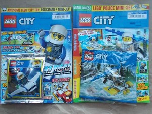 NEW THE LEGO CITY SPECIAL LIMITED EDN MAGAZINE EDS 6 /& 8 2 MINIFIGURES MITB