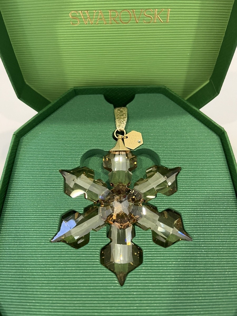 Swarovski 2022 FESTIVE GOLD ANNUAL EDITION LARGE ORNAMENT 5634888
