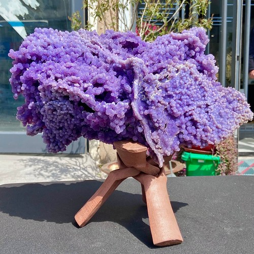 16.09LB Grape Agate Specimen,Metaphysical,Quartz Crystal,Unique - Picture 2 of 23
