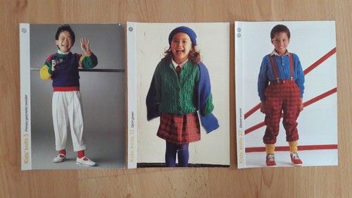 Bundle of 7 Vintage & Modern Children's Knitting Patterns Cardigans Jumpers - Picture 4 of 4