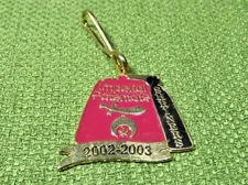 Shriners Imperial Potentate 2002-2003 Fez Zipper Pull Tassel Charm Fob Clip