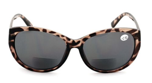 Women Bifocal Reading Sunglasses Reader Glasses Cateye Vintage Jackie Oval - Picture 21 of 26