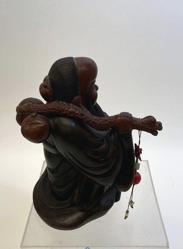 Estatuilla Buda sonriente sin marca 7x 9x 10,5 - Imagen 3 de 7