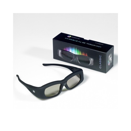 1 Pair 3D3 A1113 Universal 3D TV Eyewear Active Shutter IR Glasses - Picture 5 of 10