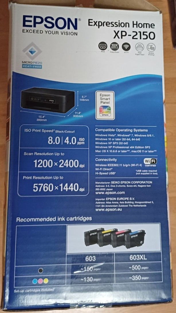 Epson XP2150 PrinterScanner eBay