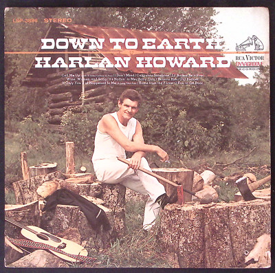 HARLAN HOWARD DOWN TO EARTH RCA VICTOR RECORDS VINYL LP 123-30W