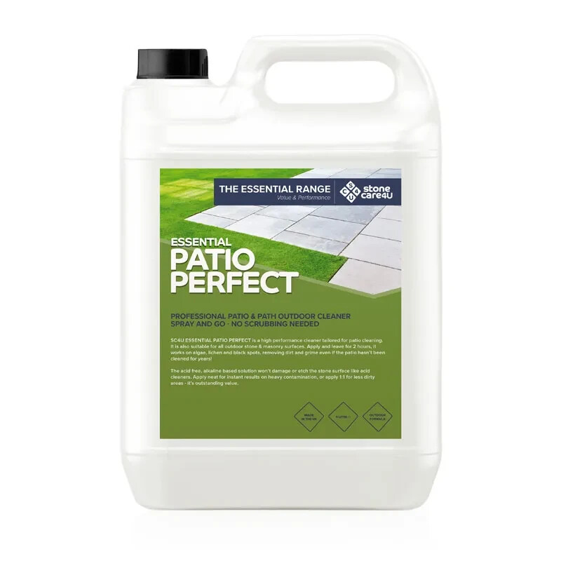 Patio Cleaner Concentrate Rapid Effect on Natural Stone and Concrete Paving 5L