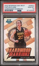 Caitlin Clark 2022-23 Bowman University Best Hardwood Warriors #HW-21 PSA 10