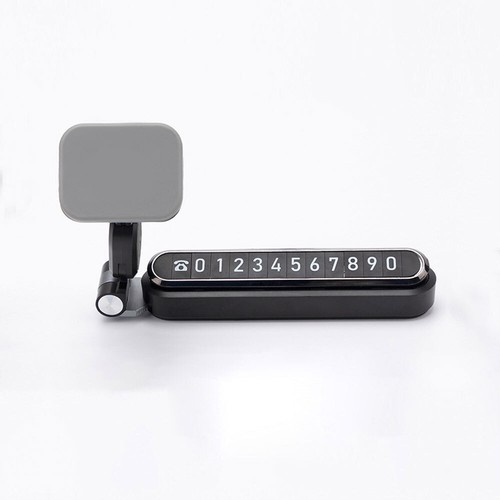 Soporte magnético para teléfono de automóvil montaje telescópico con número de estacionamiento accesorios para tarjetas - Imagen 12 de 12