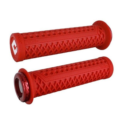 ODI Vans V2.1 Lock On Flanged Grips MTB Bike Black Red Blue Gum Graphite Purple - Picture 4 of 8