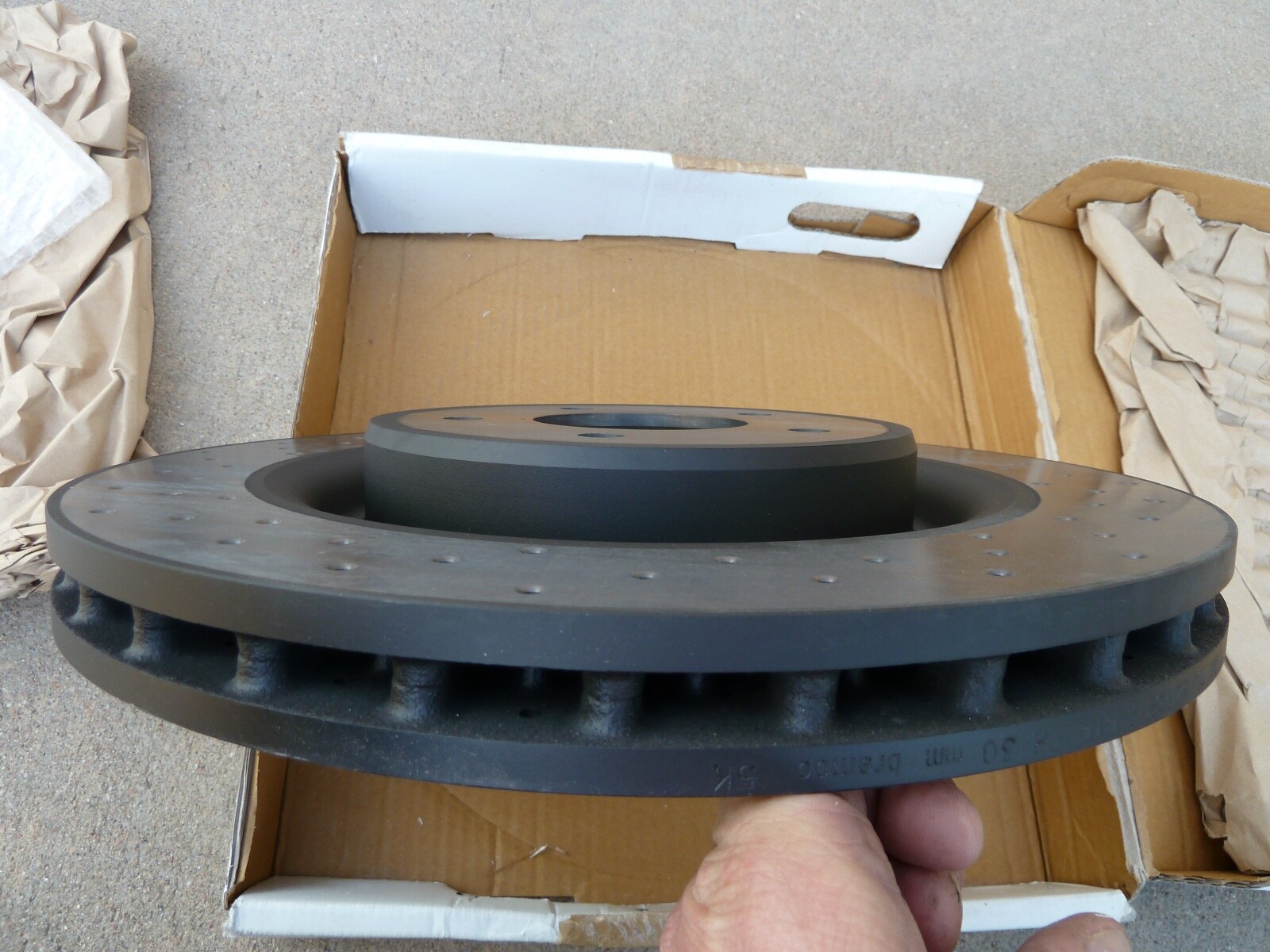 NEW 99-2004 ASTON MARTIN DB7 VANTAGE GENUINE FRONT ROTOR BRAKE DISC BREMBO