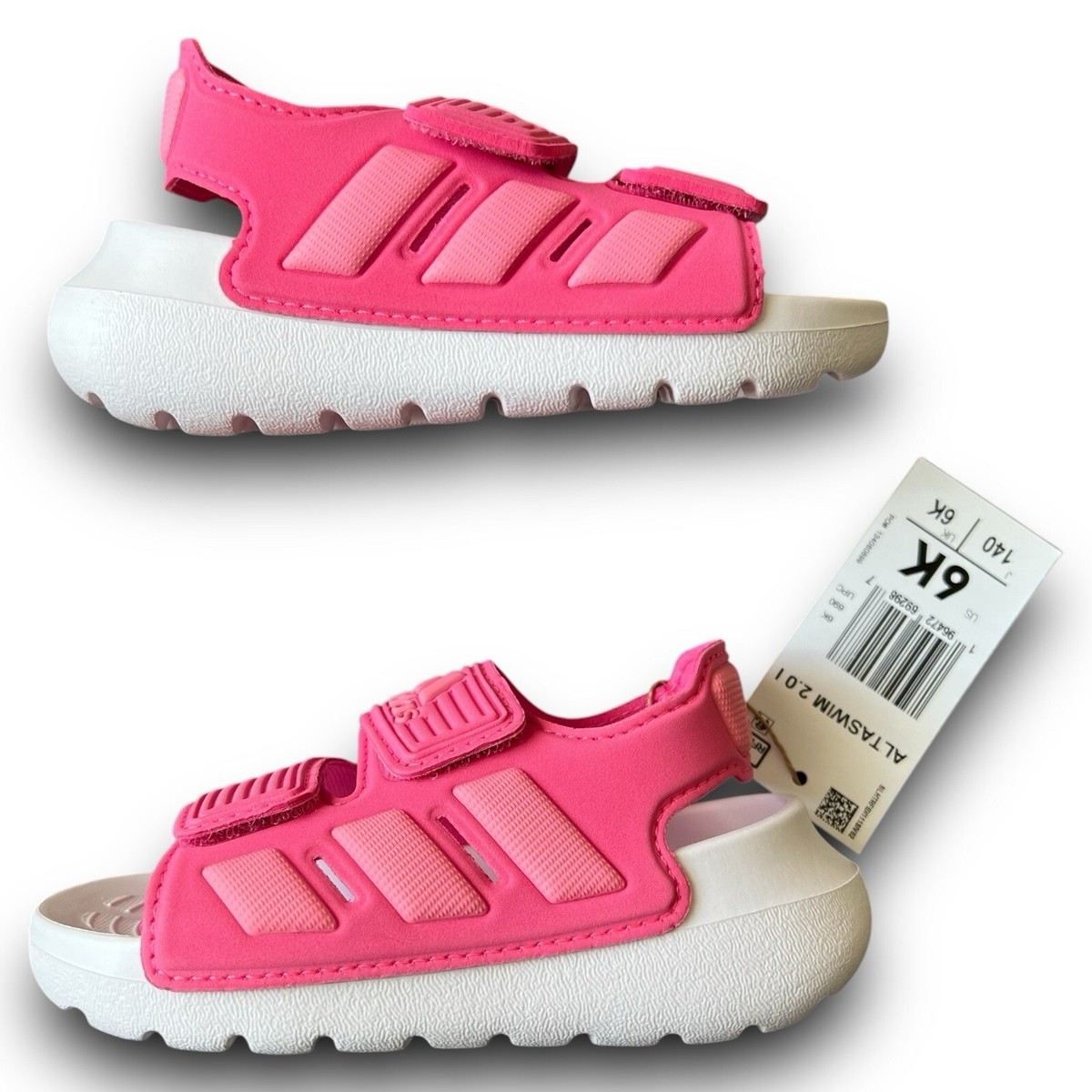 Adidas - Altaswim 2.0 Sandal - Kids' Girls Size 6k - Fuchsia | eBay