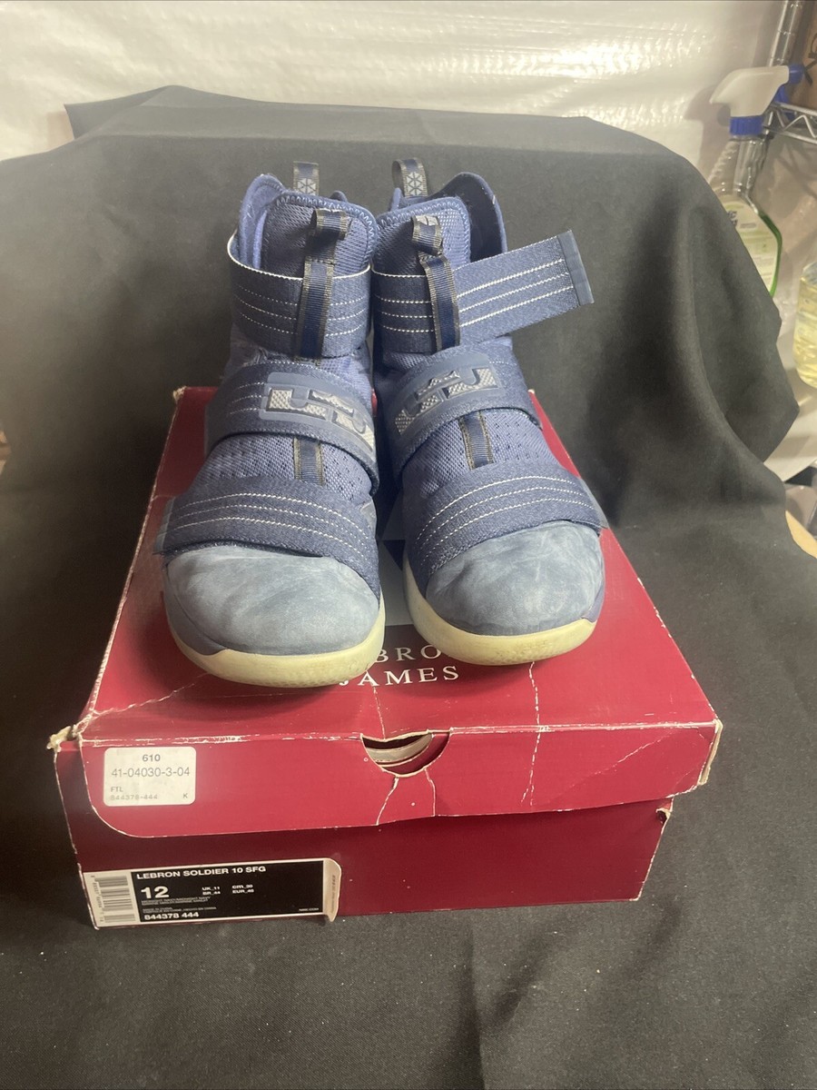Nike LeBron Soldier 10 SFG Midnight Navy Premium Men's Basketball