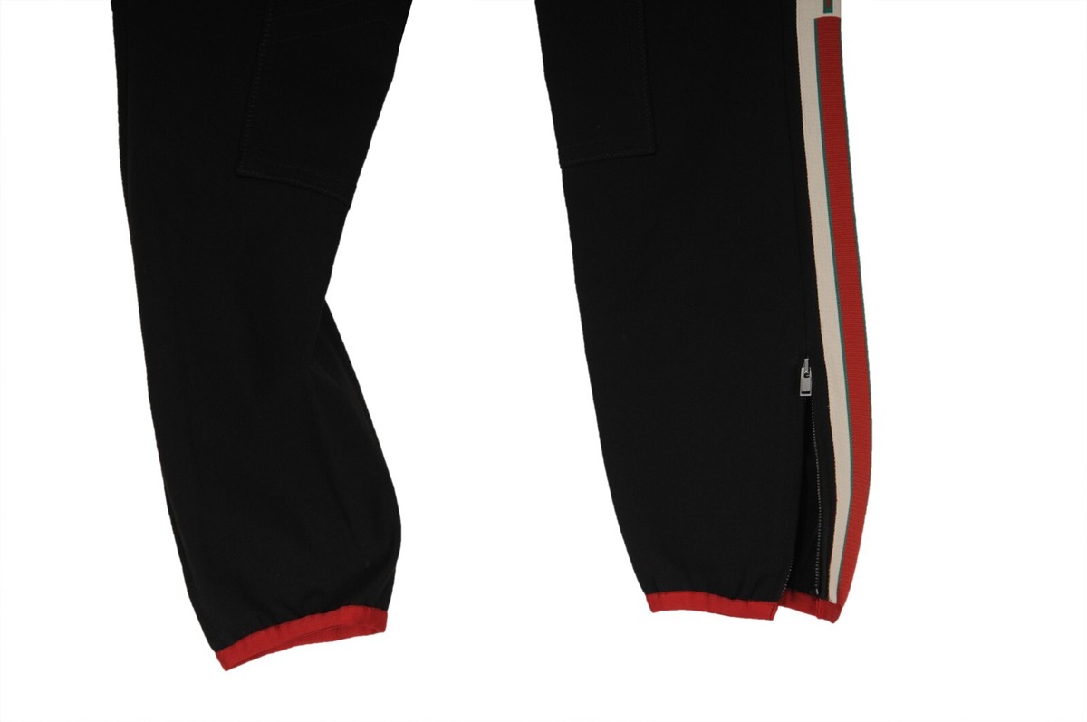 パンツ Gucci side zip pants black F/W 2001 Gucci by Tom Ford Runway Asymmetric Side Zip-Up