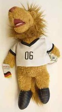 Orig. mascot  World Cup GERMANY 2006 - GOLEO 50 cm with tag / Etikett A ! RARITY