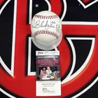 Ron Bloomberg New York Yankees Inscribed Signed Baseball Autographed JSA
