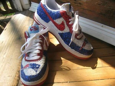 custom glitter sneakers