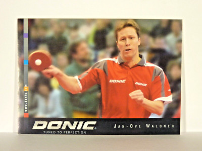 Jan-Ove Waldner Table Tennis Europe Top 12 Donic Sticker Decal 2003 New New