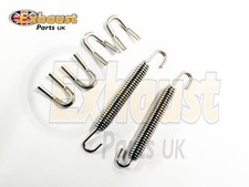 70mm Motorbike Exhaust Stainless Steel Link Pipe Springs and Spring Hooks