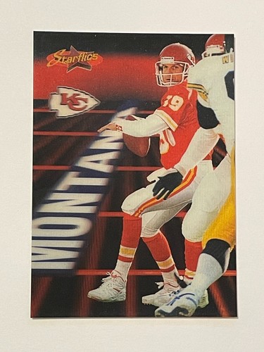 1994 Sportflics Football Starflics #176 - Joe Montana - Kansas City Chiefs