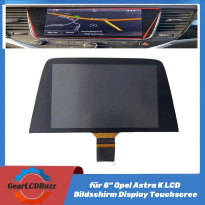für 8" Opel Astra K LCD Bildschirm Display Touchscreen 39042448 LQ080Y5DZ10 DE