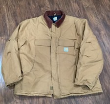 Carhartt Men's Coat Jacket Duck C003-BRN Heavy Arctic Work Hunt
