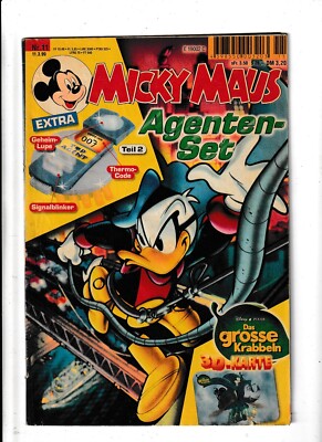 Micky Maus Comicheft  Nr.11 1999 ohne  3D-Star-Karte Das grosse Krabbeln