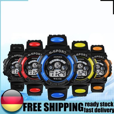Fashion Unisex Smart Watch Luminous Stopwatch Multifunction for Teens Students