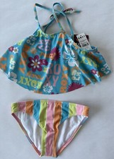 Roxy Girl Size 7 Bathing Suit Bikini 2 Piece NWT