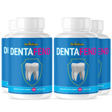 Dentafend- Oral  Digestive Support- 4 Bottles- 240 Capsules