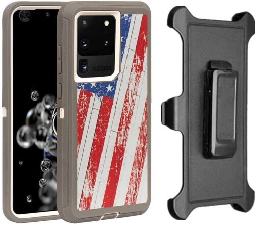 For Galaxy S23 / S23+ / S23 Ultra Camo Defender Case W/ Belt Clip Fits Otterbox - Picture 5 of 9