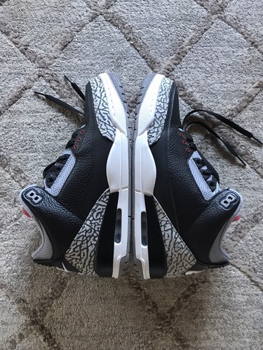 Air Jordan 3 Black/Cement Nike Air Size 