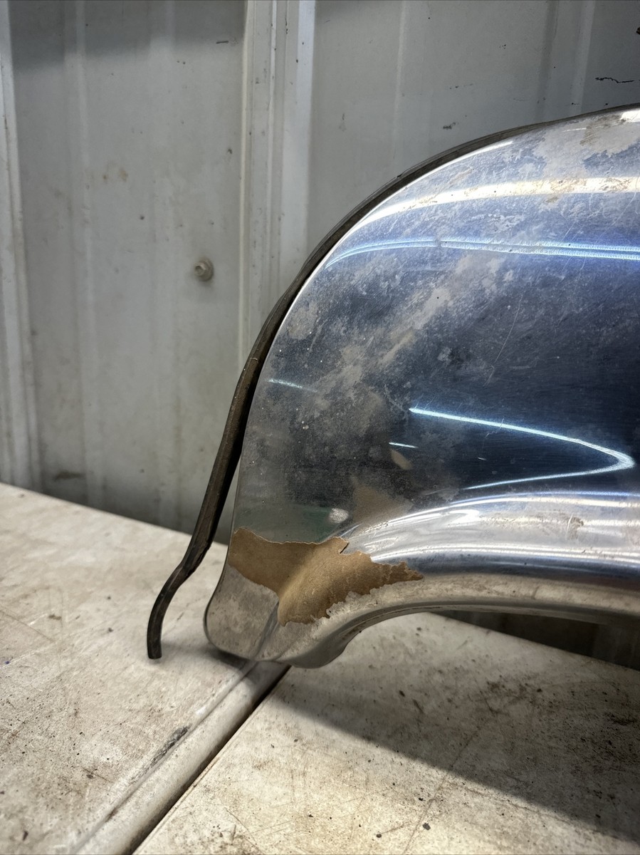 Vintage 1960 Ford Galaxie or Fairlane Stainless Fender Skirts No
