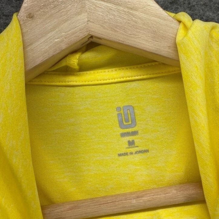 Sudadera con Capucha Ideology Mujer M Mediana Amarilla Con Capucha Manga Larga Pullover Cuello en V Informal Foto 3 de 4