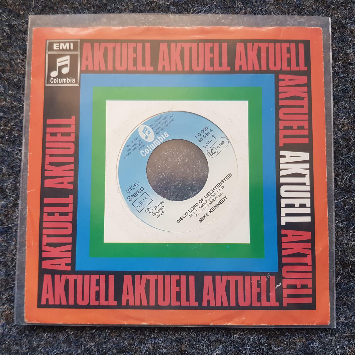 7"" Single Vinyl Mike Kennedy - Disco Lord of Liechtenstein