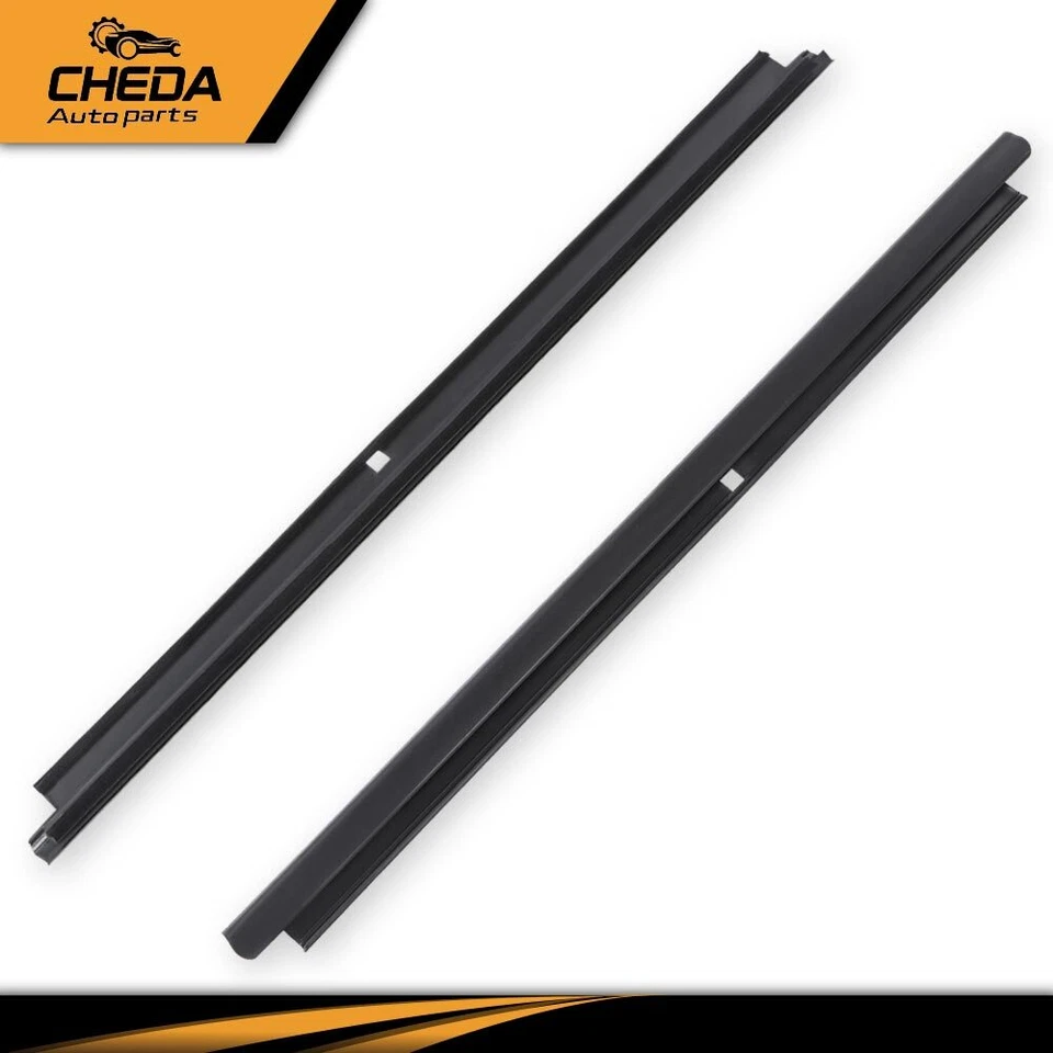 Kit de 2 piezas de fieltro de barrido de ventana exterior par apto para camioneta Chevy GMC Cadillac nuevo Foto 2 de 4