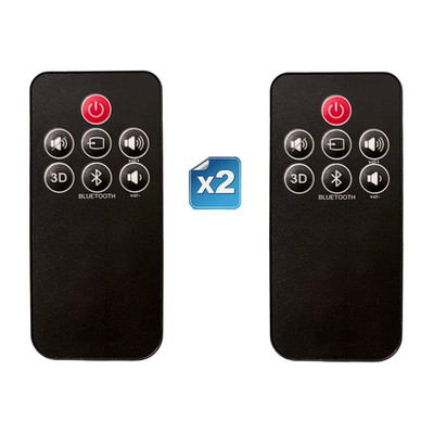 2PC Remote Control For Klipsch R10B R20B R-10B R-20B Soundbar Speakers System