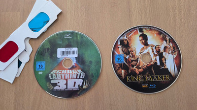 2 Filme Asien, Schocklabyrinth, Kingmaker, ohne Hülle und Cover