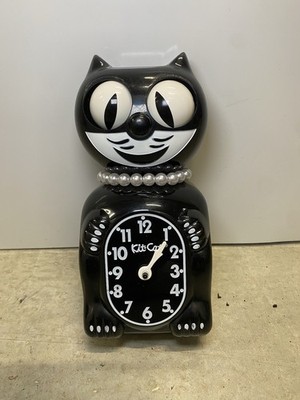 Lady Kit-Cat Clock   Black   B2 Model Vintage Collectible NO TAIL S1 Parts