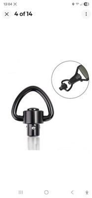 2Pcs Push Button QD Quick Detach/Release Heavy Duty